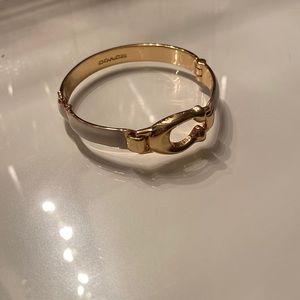 Coach Signature Push Hinged Bangle